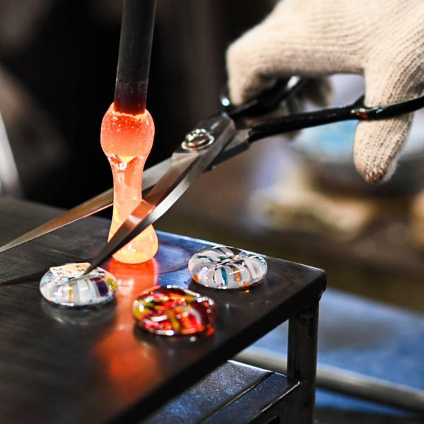 Aderia Glass Chopsticks Rest & Wooden Chopsticks Boxed Set