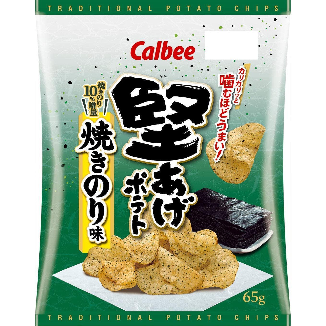 Calbee Kataage Nori Seaweed Crispy Potato Chips 65g