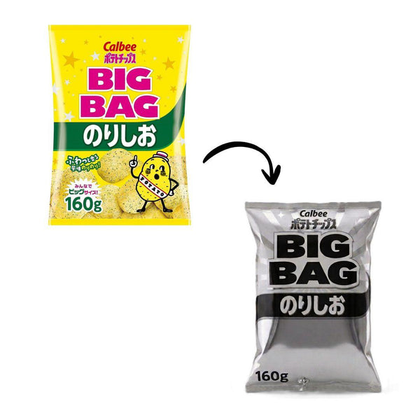 Calbee Norishio Salted Seaweed Potato Chips Big Bag 160g