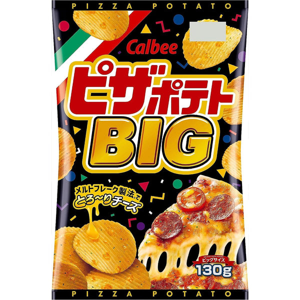 Calbee Pizza Potato Chips Big Bag 126g