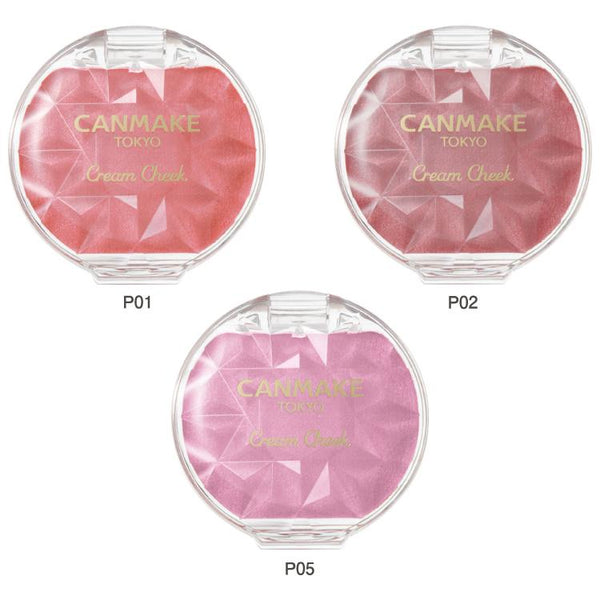 Canmake Tokyo Cream Cheek Color Blendable Blush Soft Dewy Finish