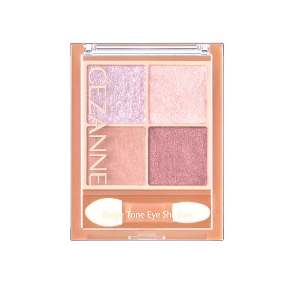 Cezanne Beige Tone Eyeshadow Four Color Eye Shadow Palette 4.3g