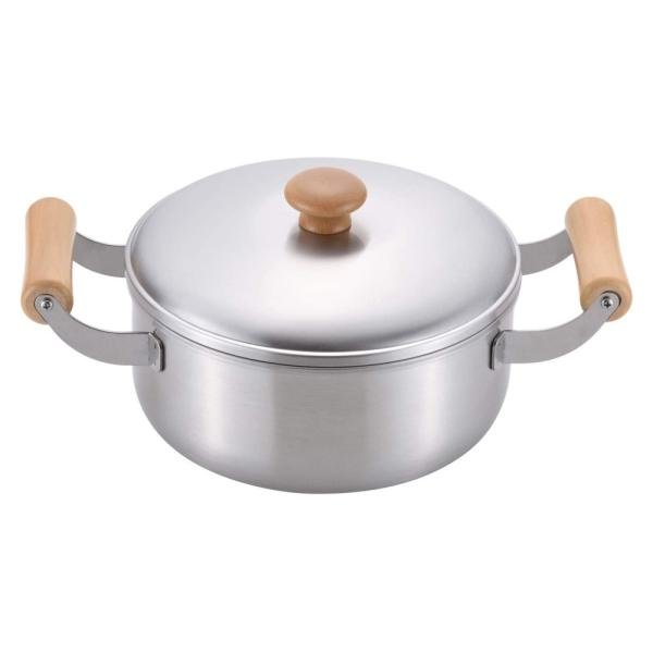Chitose Stylish Two-Handled Soup Pot With Lid (IH Compatible) 2.8L