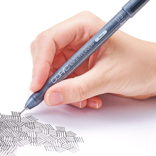 Copic Multiliner Marker Set Black Drawing Fineliner 4 Pens