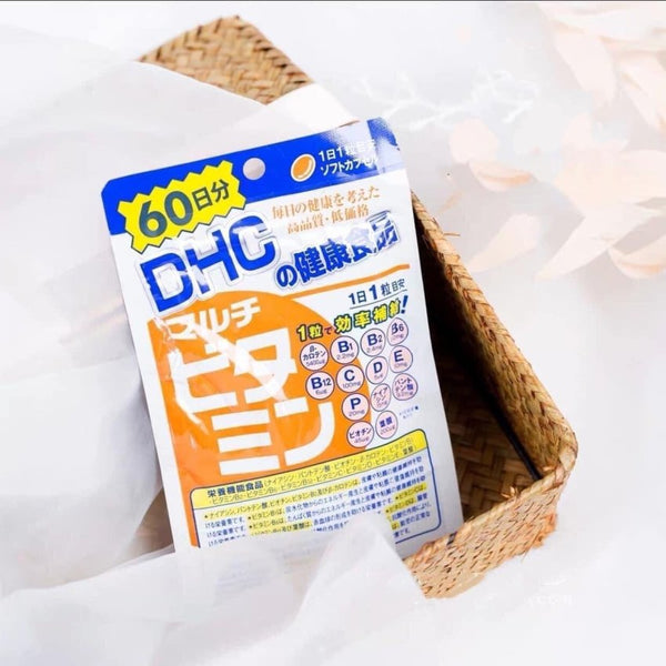 DHC Daily Multivitamin Supplement 12 Essential Vitamins 60 Capsules (For 60 Days)