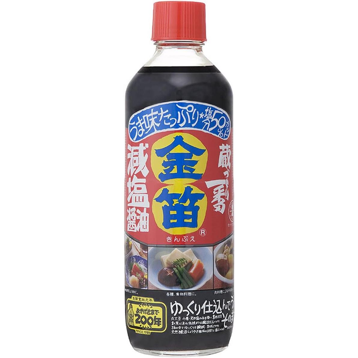 Fueki Shoyu Kinbue 50% Less Salt Barrel Aged Soy Sauce 600ml