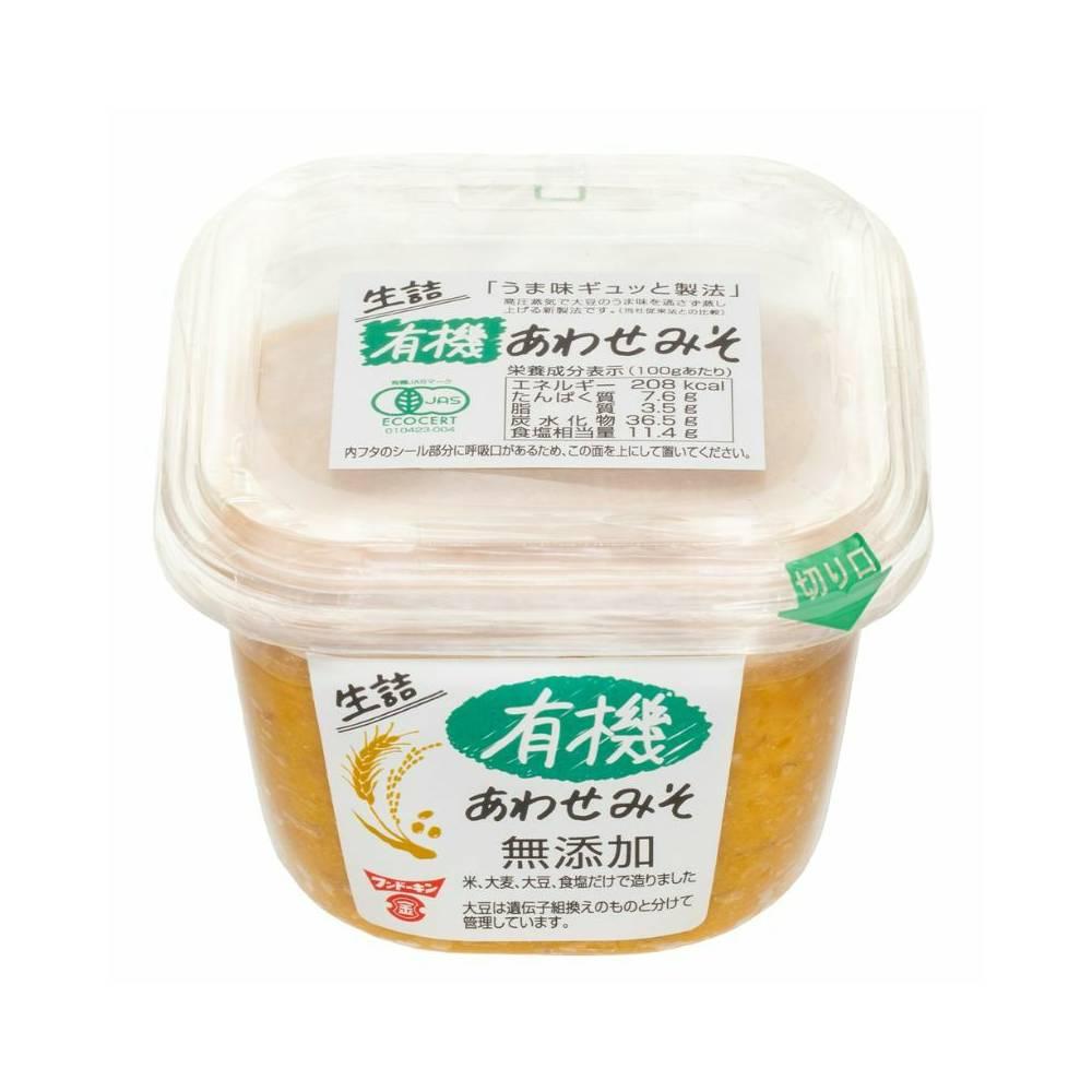 Fundokin Raw Organic Mixed Miso Paste Nama Awase Miso 500g