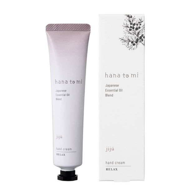 Hana To Mi Hand Cream Jiju Oriental Green Hinoki Cypress x Neroli 40g