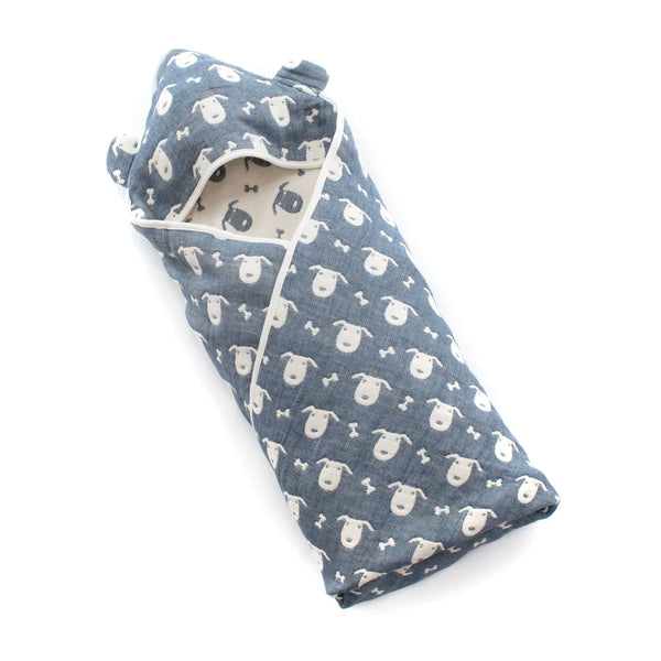 Hartwell Imabari 6-Layer Muslin Swaddle Baby Blanket With Hood 80cm