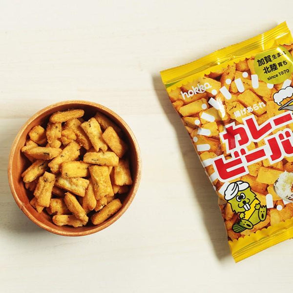 Hokka Beaver Crunchy Japanese Curry Rice Crackers 65g