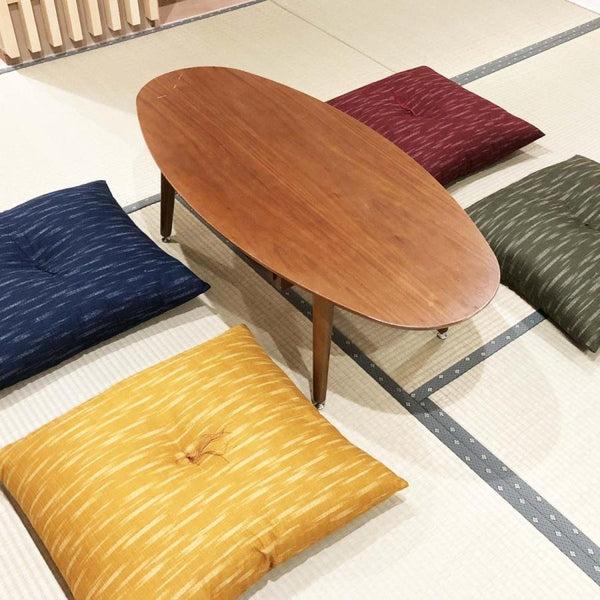 Ikeura Cotton Zabuton Traditional Japanese Floor Cushion 55 x 59cm