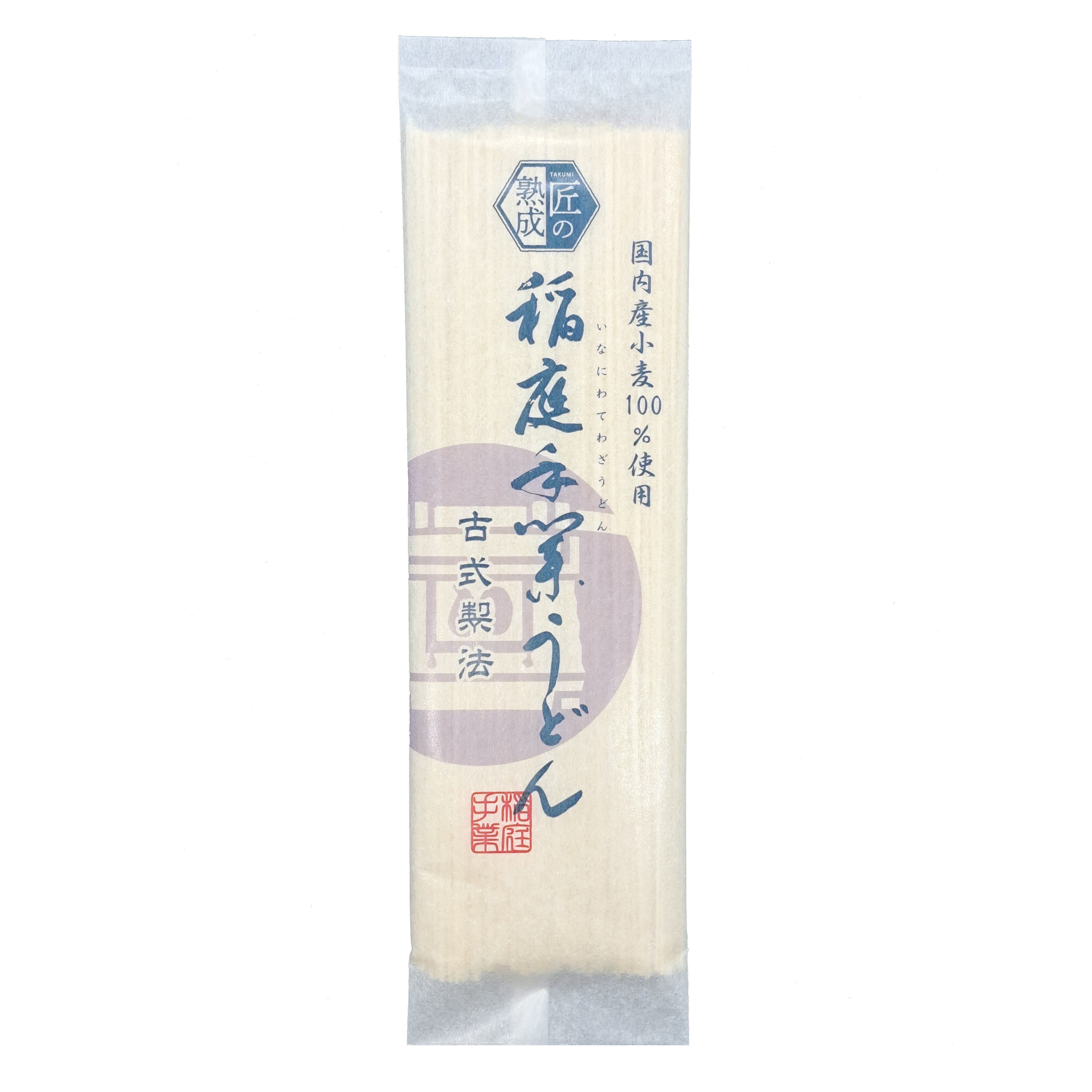 Inaniwa Handmade Udon High Hydration Chewy Japanese Noodles 160g