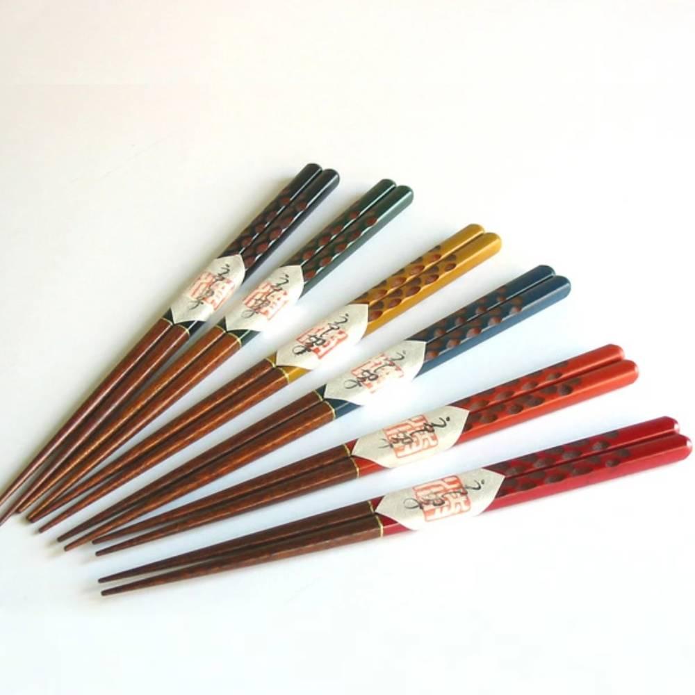 Isuke Lacquered Wooden Japanese Chopsticks