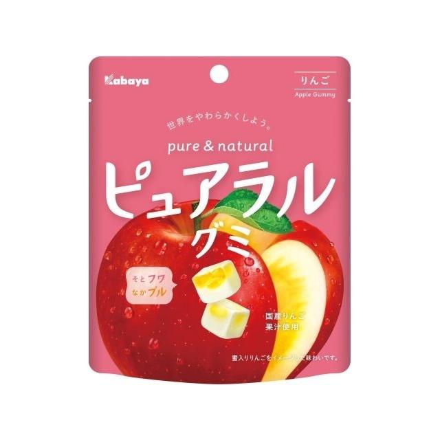 Kabaya Pureral Gummy Candy Soft Airy Apple Gummies 58g