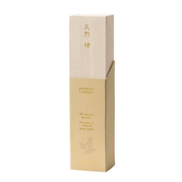 Kousaido All Natural Hinoki Cypress Incense in Wooden Box 20 Sticks