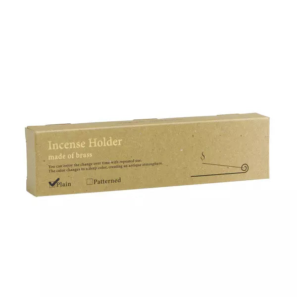 Kousaido Brass Plate Incense Holder Unique Minimalist Incense Burner