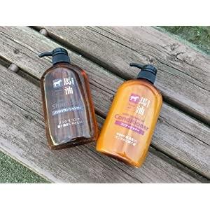 Kumano Yushi Horse Oil Nourishing Shampo for Dry & Damaged Hair 600ml