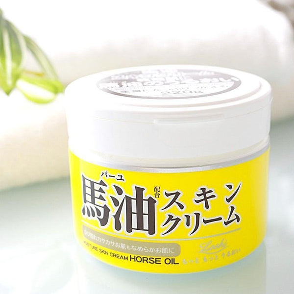 Loshi Horse Oil Skin Cream Deep Moisture Body and Face Cream 220g