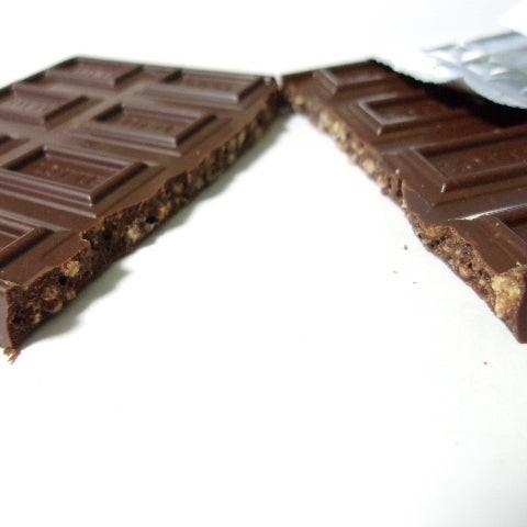 Lotte Crunky Chocolate Crispy Malt Puff Chocolate Block 45g