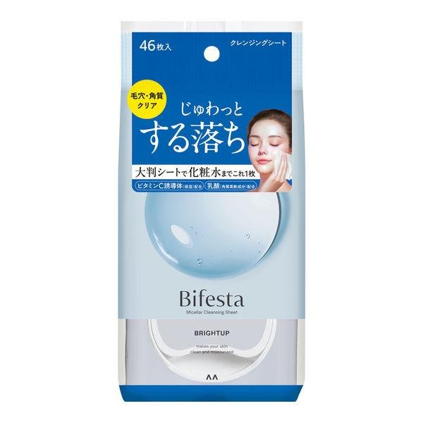 Mandom Bifesta Makeup Cleansing Sheets Bright Up 46 Wipes
