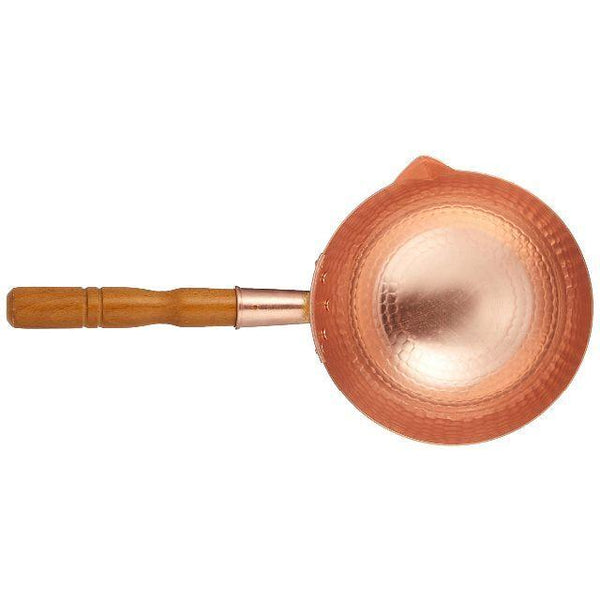 Marushin Hammered Copper Saucepan Superior Heat Control 6L φ27cm