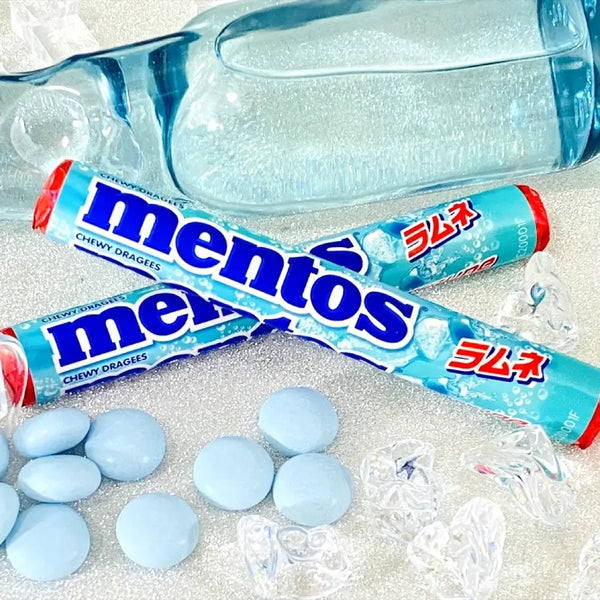 Mentos Chewy Dragees Japanese Ramune Soda Soft Candy 37.5g