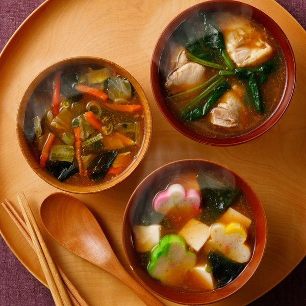 Minex Misokoshi Miso Strainer & Wooden Muddler Set For Miso Soup