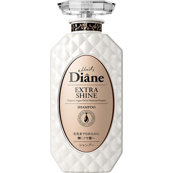 Moist Diane Shampoo Extra Shine Glossy Hair Organic Argan Oil & Keratin 450ml