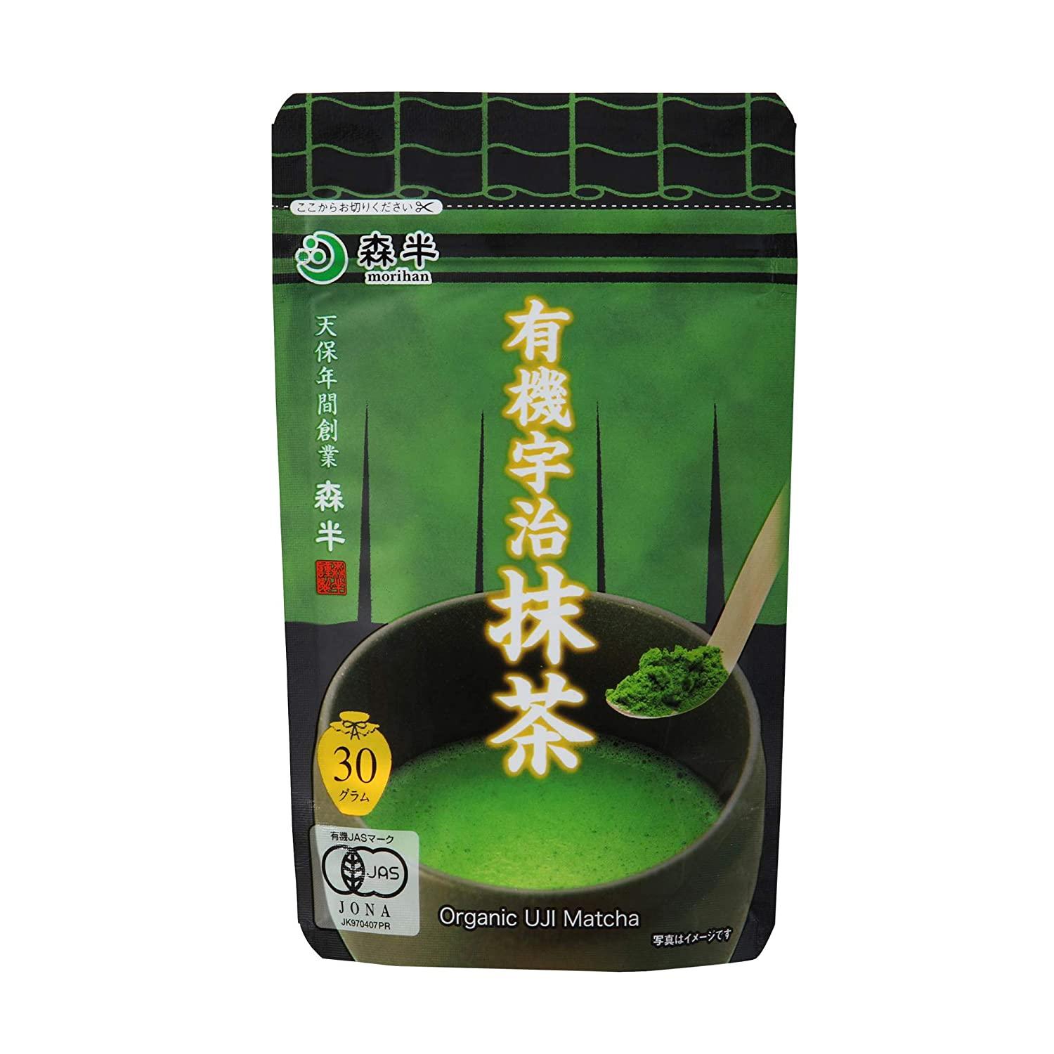Morihan Certified Organic Uji Matcha Green Tea Powder 30g