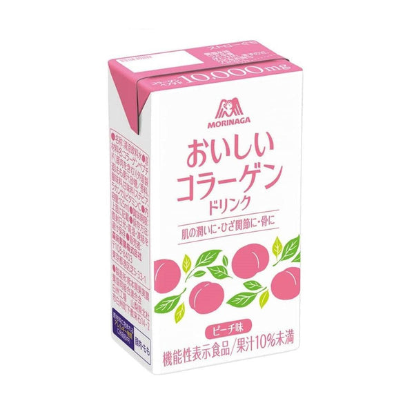 Morinaga Oishi Collagen Drink Peach Flavor 1 Carton