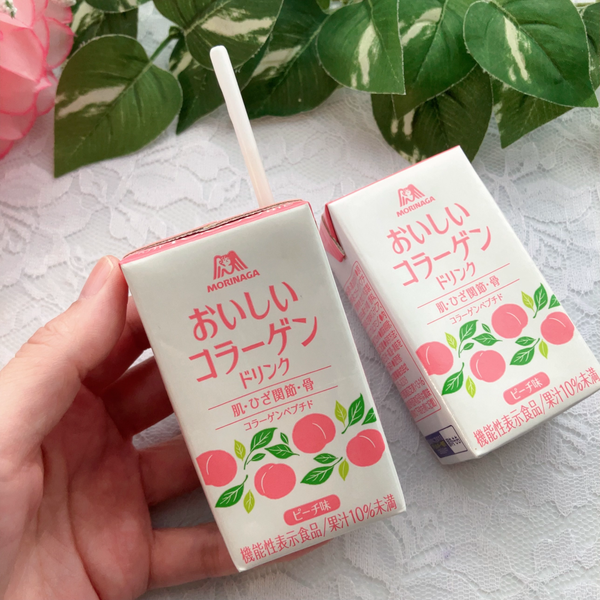 Morinaga Oishi Collagen Drink Peach Flavor 1 Carton