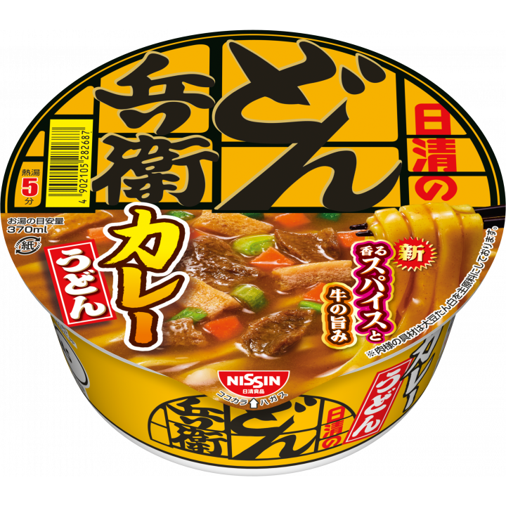 Nissin Donbei Curry Udon Instant Noodles 86g