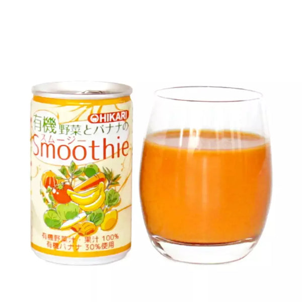 Organic Vegetables & Banana Smoothie 100% Natural No Added Sugar 160g