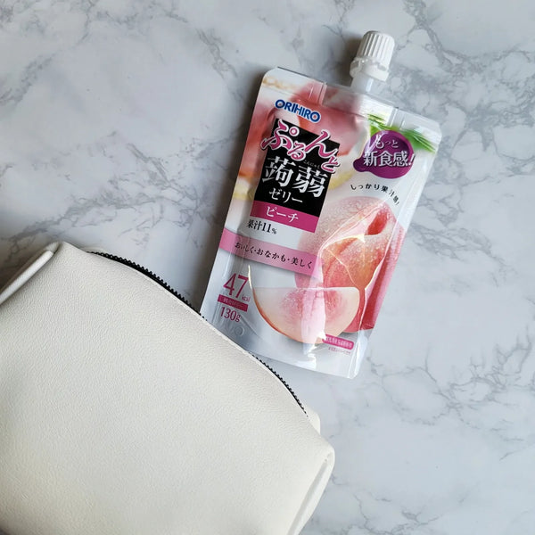 Orihiro Drinkable Konjac Jelly Drink Peach Flavor 130g