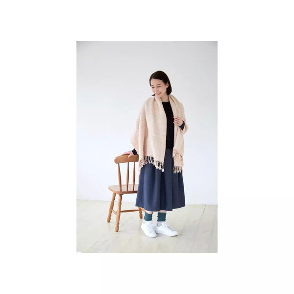 Orim Imabari Soft Cotton Gala Textile Shawl 76 x 165cm
