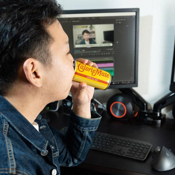 Otsuka Calorie Mate Liquid Balanced Nutrition Drink Cafe au Lait 200ml