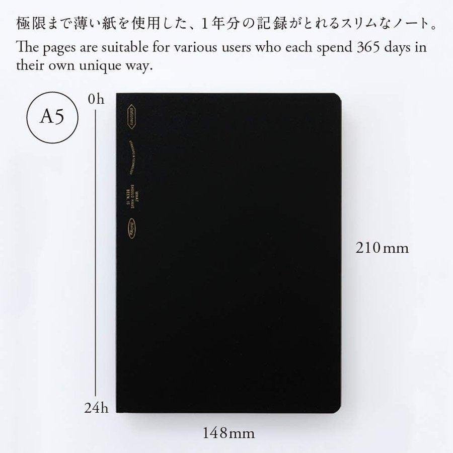 Nitto Stalogy A5 Editor's Series 365 Days Notebook (Grid Paper Notebook)