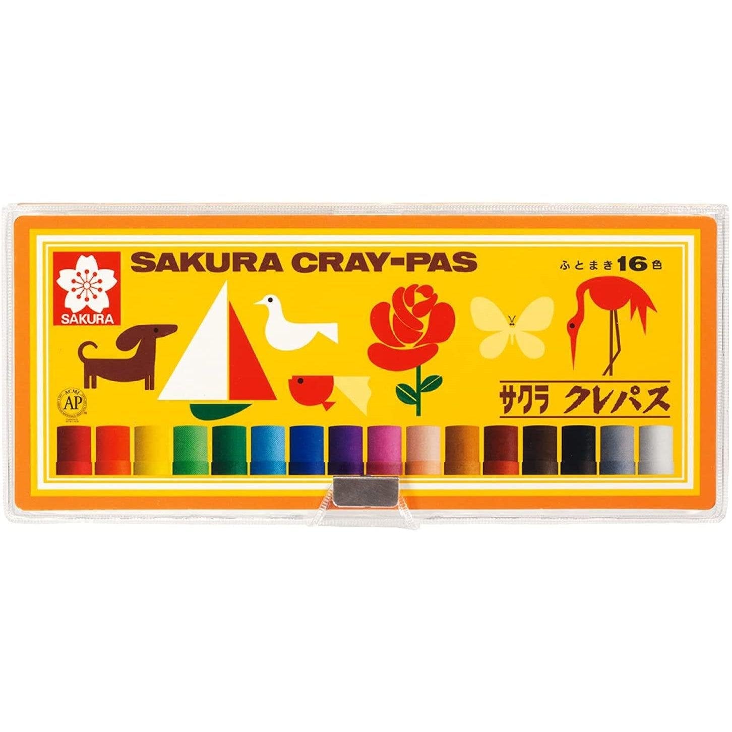 Sakura Color Cray Pas Oil Pastels 16 Colors LP16S