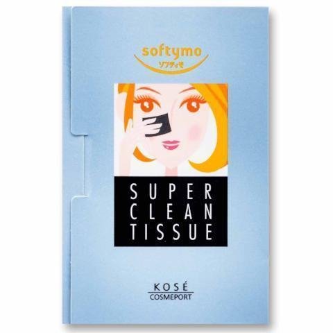 Kose Cosmeport Softymo Oil-Off Super Black Sheet 60 Sheets