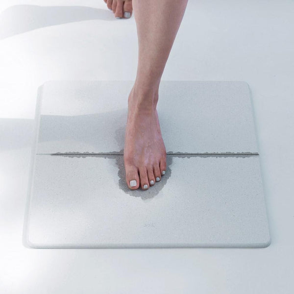 Soil Japan Diatomaceous Earth Bath Mat Gem Quick-Dry & Slip-Resistant