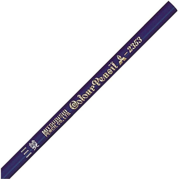uni Mitsubishi Colored Pencils Prussian Blue Color 12 Pieces