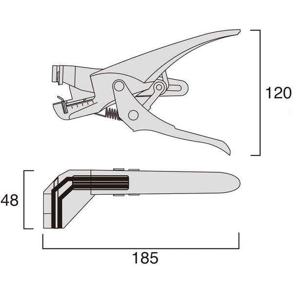 Fujiya Kurokin VA Wire Stripper FVA101-BG