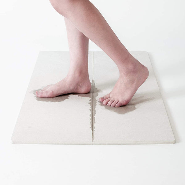 Soil Japan Diatomaceous Earth Bath Mat Gem Quick-Dry & Slip-Resistant