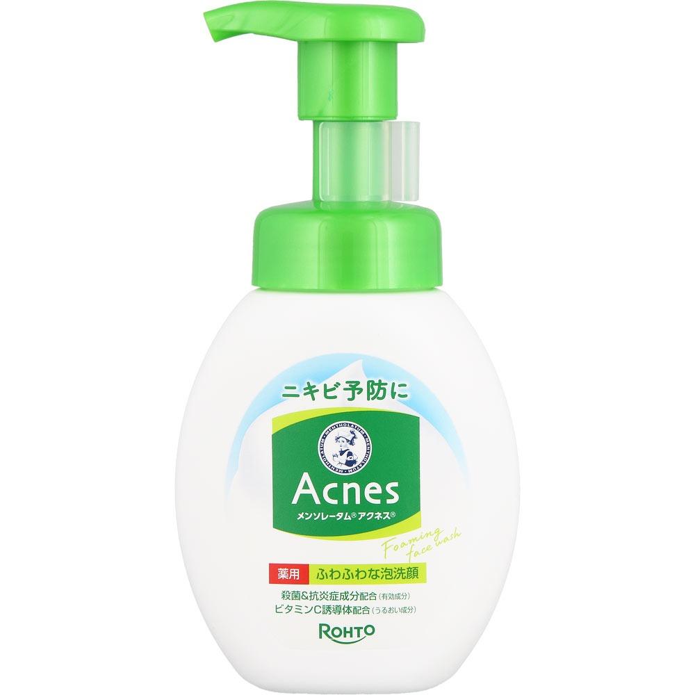 Rohto Mentholatum Acnes Fluffy Foam Face Wash Acne Cleanser 160ml