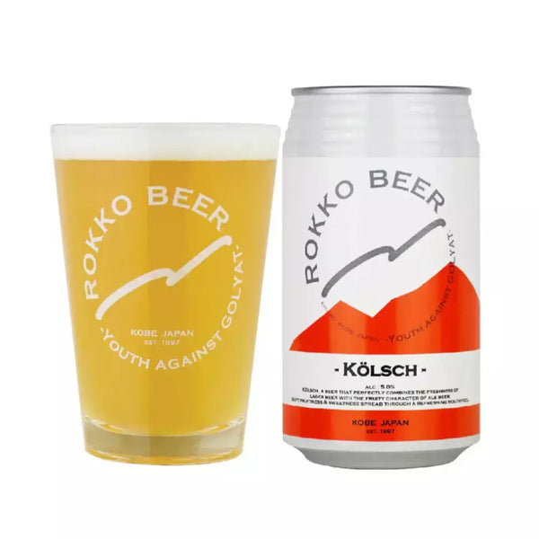 Rokko Beer Kölsch German-Style Craft Beer Fruity & Sweet 350ml