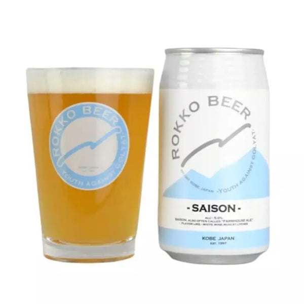 Rokko Beer Saison Farmhouse Ale Belgian-Style Craft Beer 350ml