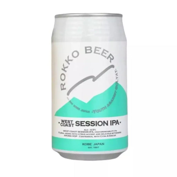 Rokko Beer West Coast Session IPA Floral & Citrus Craft Beer 350ml