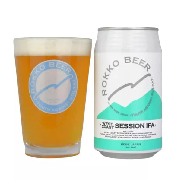 Rokko Beer West Coast Session IPA Floral & Citrus Craft Beer 350ml
