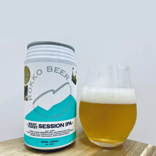 Rokko Beer West Coast Session IPA Floral & Citrus Craft Beer 350ml