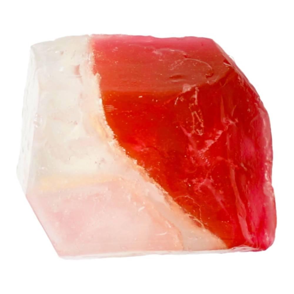 Ruby Jewelry Soap Handmade Moisturizing Red Crystal Bar Soap 60g